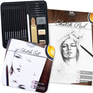 Sketch Bundle - 22-piece Sketch Set plus 60-page Sketch Pad