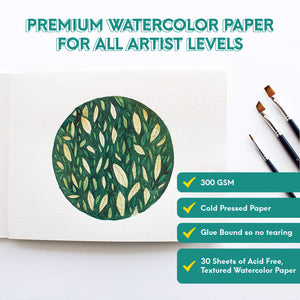 Watercolor Pad -  300 GSM , Cold Pressed