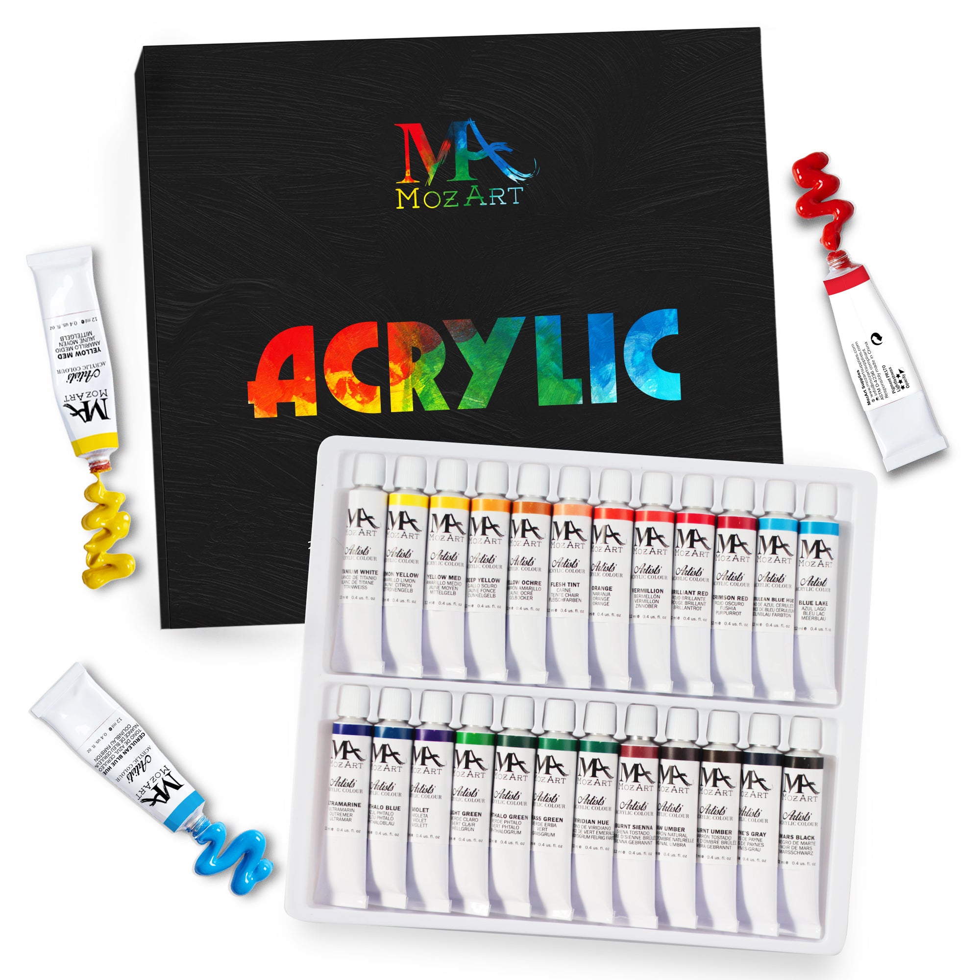 Swatch and review of Tooli-Art PASTEL acrylic paint pens 24 SET 