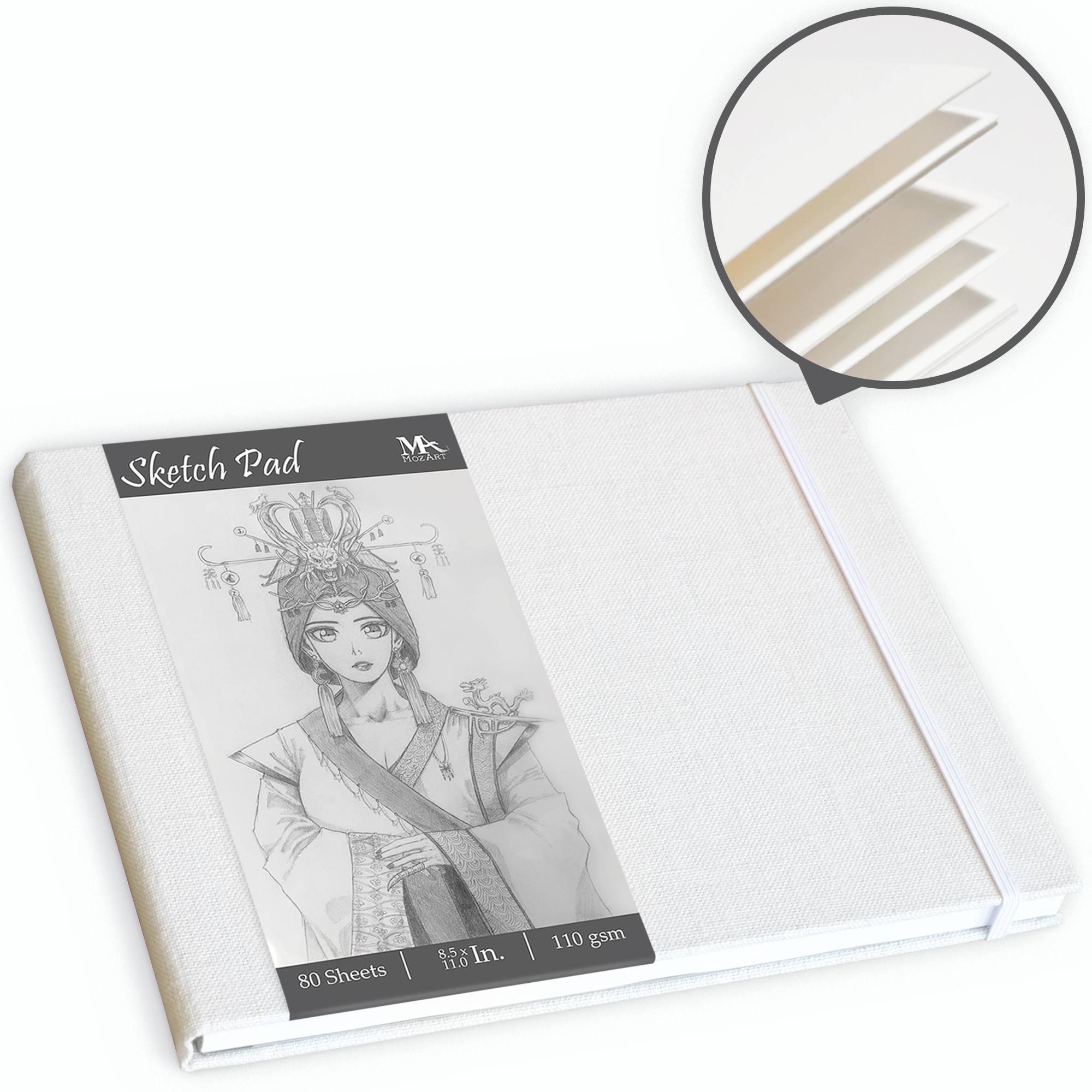 Premium Quality Sketch Pad for Sketching, Illustrating and Journaling -  MozArt Supplies USA