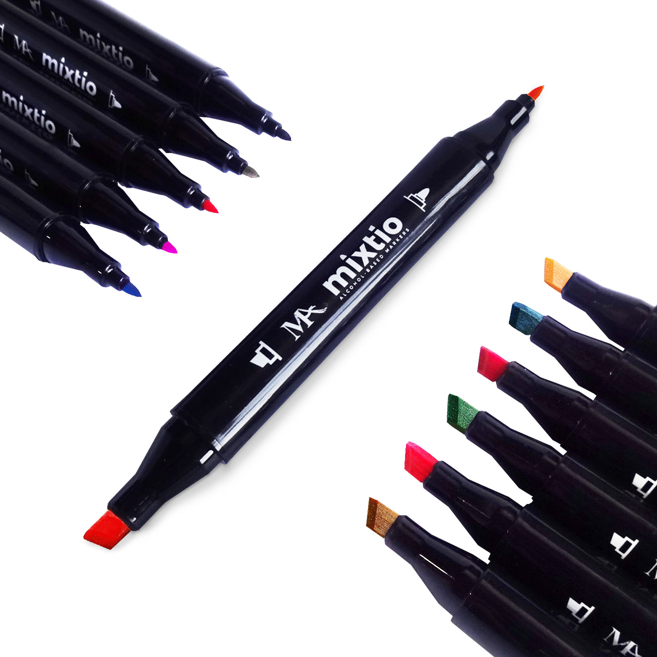  FoxUncle New dual Tip Alcohol-based 12 Markers with