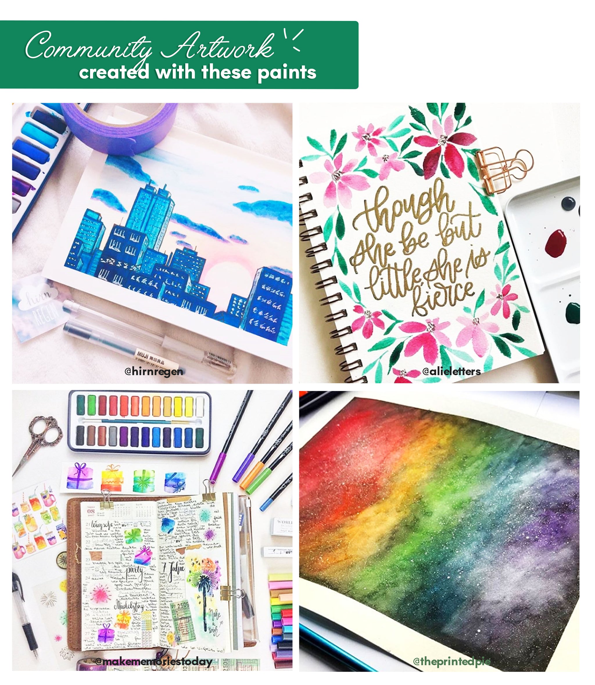 Premium Non-Toxic Watercolor Paint Set for Kids and Adults - Vibrant Water