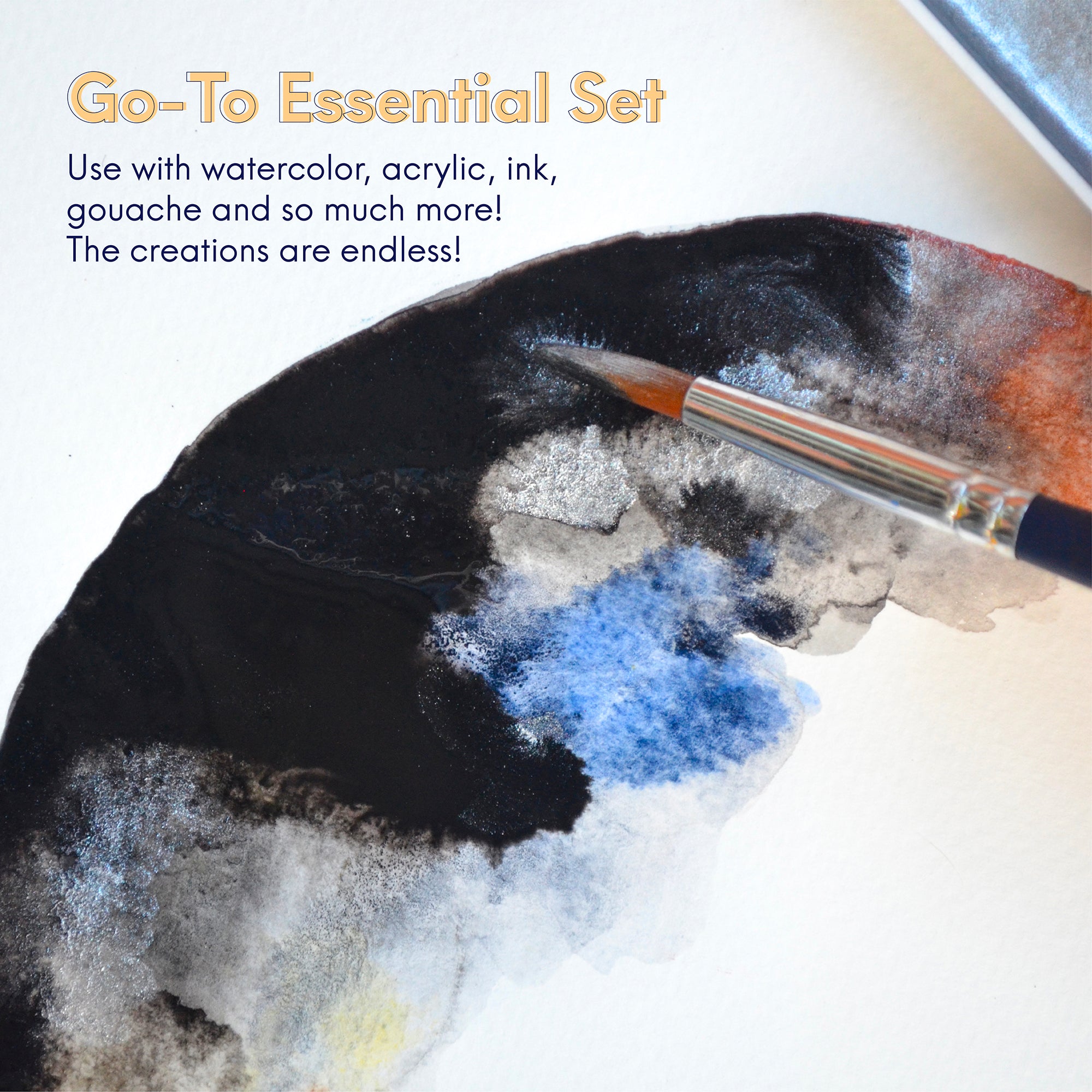 10 Pcs/lot Thin Baking Tools Watercolor Pastry Artist Paint Brush
